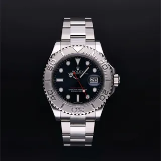 Rolex Yacht-Master 116622-0001 Platinum and Stainless steel Blue