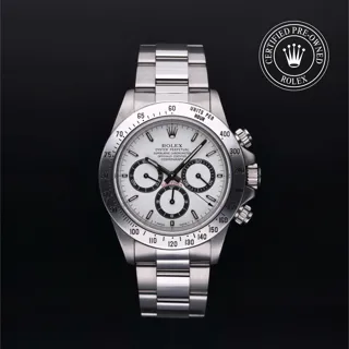 Rolex Daytona 16520 40mm Stainless steel White