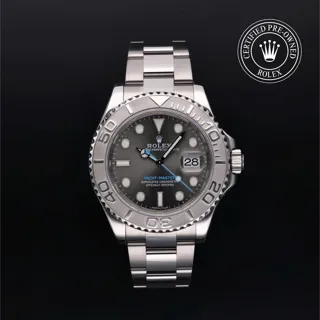 Rolex Yacht-Master 116622-0003 Platinum and Stainless steel Gray