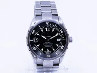 Eterna Kontiki 1590.41/1 Stainless steel Black