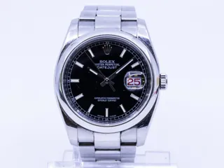 Rolex Datejust 116200 36mm Stainless steel Black