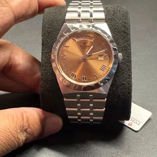 Tudor Royal M28600-0009 41mm Stainless steel Pink