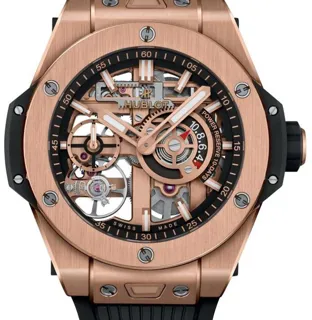 Hublot Big Bang Meca-10 444.OX.1180.RX 42mm Rose gold Skeletonized