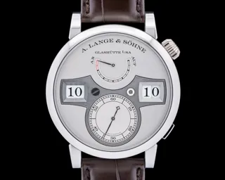 A. Lange & Söhne Zeitwerk 142.025 42mm Platinum rhodie