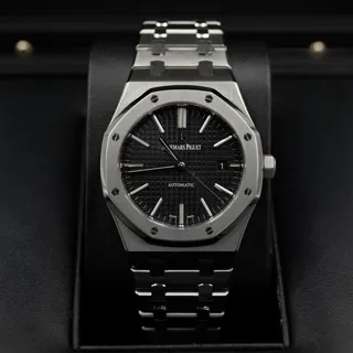 Audemars Piguet Royal Oak 15400ST.OO.1220ST.01 41mm Stainless steel Black