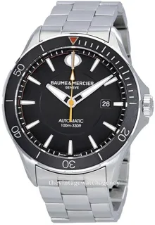 Baume & Mercier Clifton M0A10340 Brushed/polished steel Black