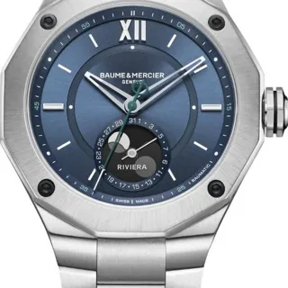 Baume & Mercier Riviera M0A10682 43mm Stainless steel Blue