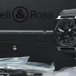 Bell & Ross BR 03 BR 03-92 42mm Stainless steel Black