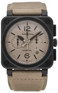 Bell & Ross BR 03 BR0394-DESERT-CE 42mm Ceramic Beige