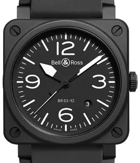 Bell & Ross Instruments BR0392-BL-CE 42mm Ceramic Black