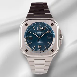 Bell & Ross Urban BR05G-PB-ST/SST 41mm Stainless steel Blue