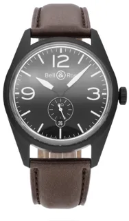 Bell & Ross Vintage BRV123-BL-CA/SCA 41mm Stainless steel Black