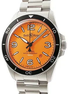 Bell & Ross Vintage BRV292-O-ST/SST 41mm Stainless steel Orange