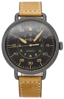 Bell & Ross Vintage BRWW192-HER/SCA 45mm Stainless steel Black