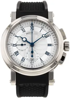 Breguet Marine 5827BB/12/5ZU 42mm White gold Silver