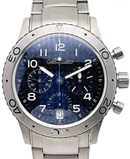 Breguet Type XX - XXI - XXII 3820TI/K2/TW9 39mm Titanium Blue