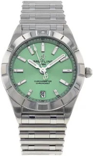 Breitling Chronomat A77310 32mm Stainless steel Mint Green