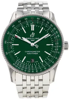 Breitling Navitimer A17326 Stainless steel Green