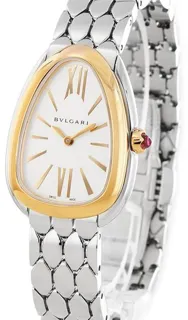 Bulgari Serpenti SP33WSPG 33mm Stainless White