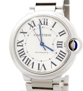 Cartier Ballon Bleu 36mm 3284 36mm Stainless steel Silver