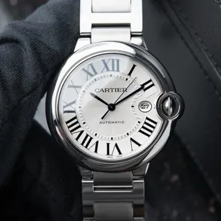 Cartier Ballon Bleu 42mm W69012Z4 42mm Stainless steel Silver