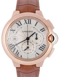 Cartier Ballon Bleu 44mm 3107 44mm Rose gold Silver