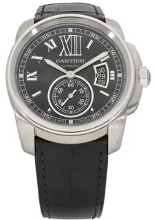 Cartier Calibre de Cartier W7100014 42mm Stainless steel Black