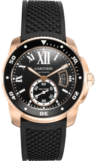 Cartier Calibre de Cartier W7100052 Rose gold Black