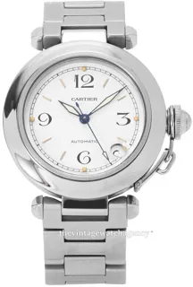 Cartier Pasha C W31074M7 Stainless steel White