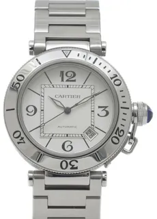 Cartier Pasha Seatimer W31080M7 40mm Stainless steel Silver