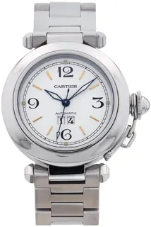 Cartier Pasha W31044M7 Stainless steel White