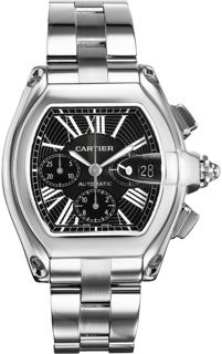 Cartier Roadster W62020X6 38mm Stainless steel Black