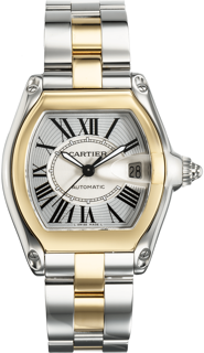 Cartier Roadster w62031y4 Yellow gold and Stainless steel Silver