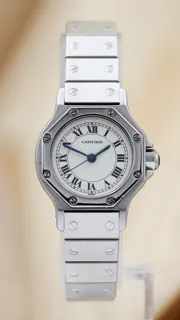 Cartier Santos 0906 24mm Weiß