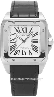 Cartier Santos W20106X8 32mm Stainless steel Silver