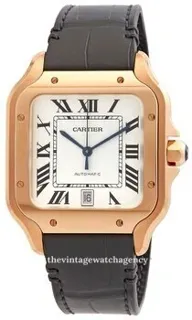 Cartier Santos WGSA0019 Rose gold Silver