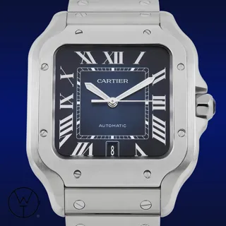 Cartier Santos WSSA0030 38mm Stainless steel Blue