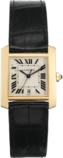 Cartier Tank Française W5000156 Yellow gold Silver