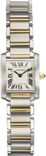 Cartier Tank Française W51007Q4 Yellow gold and Stainless steel Silver