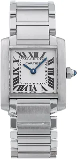 Cartier Tank Française W51008Q3 Stainless steel White