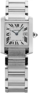 Cartier Tank Française W51008Q3 25mm Stainless steel Silver