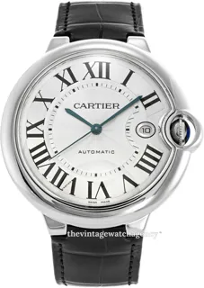 Cartier Ballon Blue W69016Z4 Stainless steel Silver