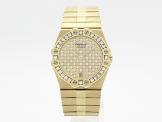 Chopard St. Moritz 2171 31mm 18K Gold$Diamonds Champagne