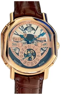 Daniel Roth Time Equation Perpetual Calendar Moon Phase 121.Y.40.720.CB.BO 44mm Rose gold