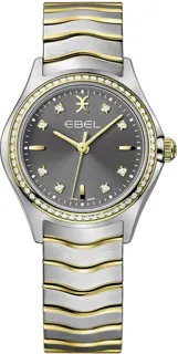 Ebel Wave 1216483 30mm Yellow gold and Stainless steel Gray