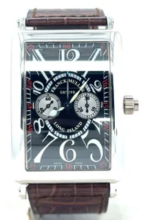 Franck Muller Long Island 1100 MP 32mm 18k white gold Black