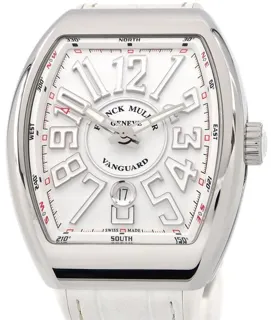 Franck Muller Vanguard V 45 SC DT 44mm Stainless steel White