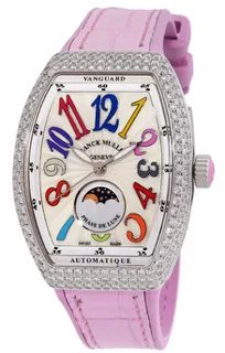 Franck Muller Vanguard V 32 SC AT FO L D COL DR AC RS AC Stainless steel White