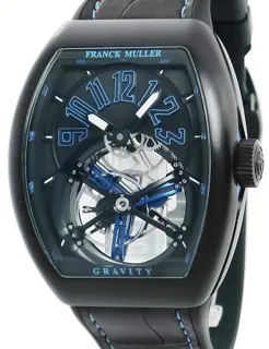 Franck Muller Vanguard V45TGRAVITYCS 53.5mm Titanium Black