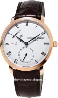 Frédérique Constant Slimline FC-723WR3S4 rose gold colored steel Silver